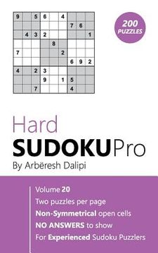 portada Hard Sudoku Pro (in English)