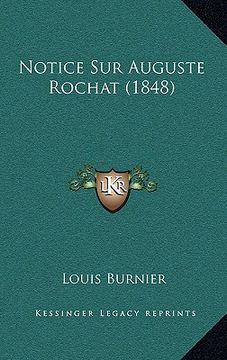 portada Notice Sur Auguste Rochat (1848) (en Francés)