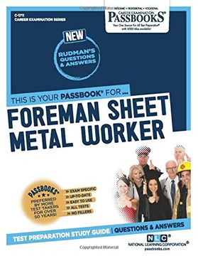 portada Foreman Sheet Metal Worker (en Inglés)