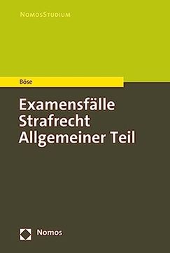 portada Examensfälle Strafrecht Allgemeiner Teil (Nomosstudium) (in German)