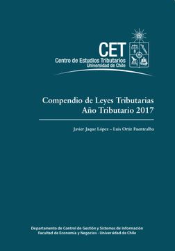 portada Compendio de Leyes Tributarias 2017 (in Spanish)