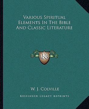 portada various spiritual elements in the bible and classic literature