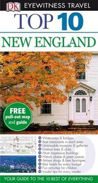 portada Dk Eyewitness top 10 Travel Guide: New England (dk Eyewitness Travel Guide) (en Inglés)