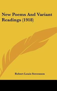 portada new poems and variant readings (1918) (en Inglés)