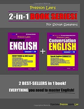 portada Preston Lee’S 2-In-1 Book Series! Beginner English & Conversation English Lesson 1 – 20 for Slovak Speakers (en Inglés)