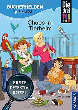 portada Die Drei!   , Bücherhelden 2. Klasse, Chaos im Tierheim