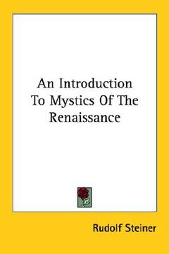 portada an introduction to mystics of the renaissance (in English)