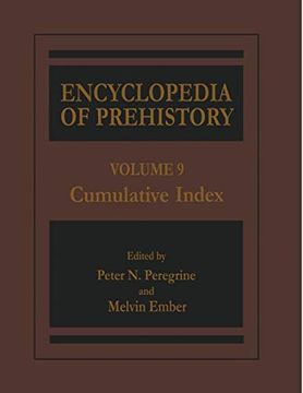 portada Encyclopedia of Prehistory: Volume 9: Cumulative Index: Published in Conjunction With the Human Relations Area Files: Cumulative Index vol 9 (en Inglés)