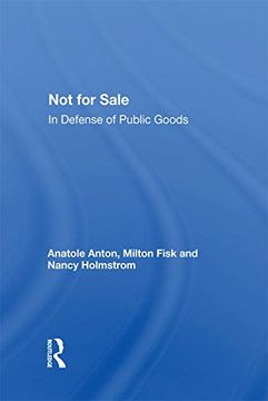 portada Not for Sale: In Defense of Public Goods (en Inglés)