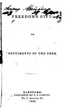 portada Freedom's Gift, Or, Sentiments of the Free