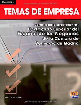 portada Temas de Empresa - Libro del Alumno (in Spanish)