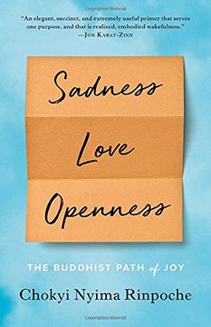 portada Sadness, Love, Openness: The Buddhist Path of joy (en Inglés)