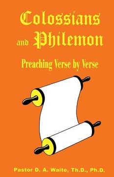 portada Colossians and Philemon: Preaching Verse by Verse (en Inglés)