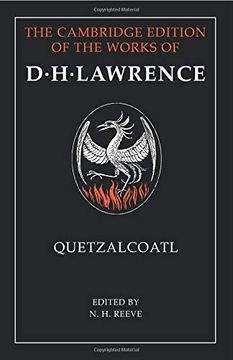 portada Quetzalcoatl (The Cambridge Edition of the Works of d. H. Lawrence) (en Inglés)