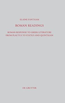 portada Roman Readings: Roman Response to Greek Literature From Plautus to Statius and Quintilian (Beitrage zur Altertumskunde) (en Inglés)