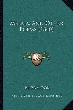 portada melaia, and other poems (1840) (en Inglés)