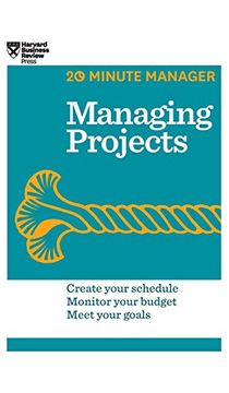 portada Managing Projects (Hbr 20-Minute Manager Series) (en Inglés)