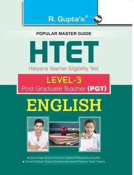 portada HTET (PGT) Post Graduate Teacher (Level3) English Exam Guide (en Inglés)