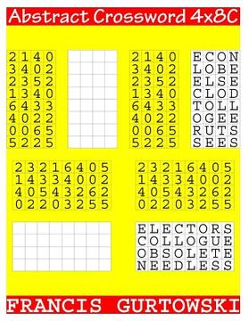 portada Abstract Crossword 4x8C (en Inglés)