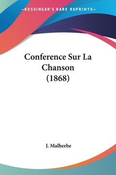 portada Conference Sur La Chanson (1868) (en Francés)