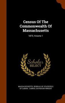 portada Census Of The Commonwealth Of Massachusetts: 1875, Volume 1 (en Inglés)