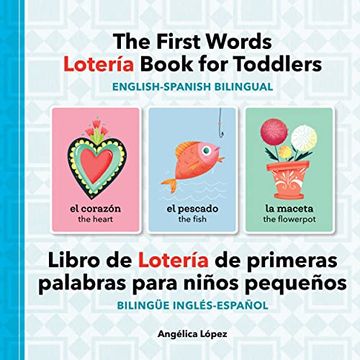 portada Libro de Lotería de Primeras Palabras Para Niños Pequeños 