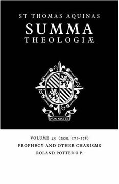 portada Summa Theologiae V45: 2A2Ae. 171-178: Prophecy and Other Charisms v. 45 (en Inglés)
