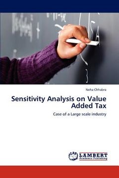 portada sensitivity analysis on value added tax (en Inglés)