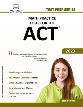 portada Math Practice Tests for the ACT (en Inglés)