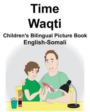 portada English-Somali Time/Waqti Children's Bilingual Picture Book