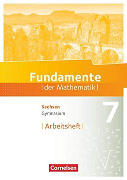 portada Fundamente der Mathematik 7. Schuljahr - Sachsen - Arbeitsheft mit Lösungen (en Alemán)