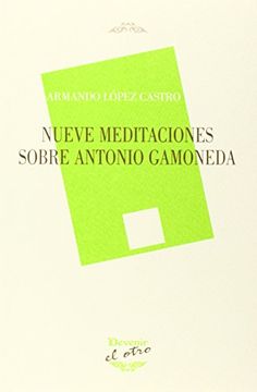 portada Nueve Meditaciones Sobre Antonio Gamoneda