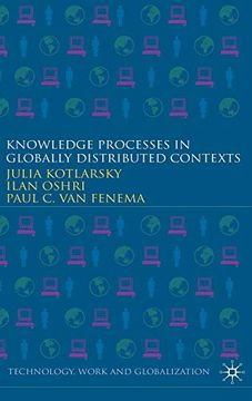 portada Knowledge Processes in Globally Distributed Contexts 