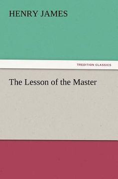 portada the lesson of the master (in English)