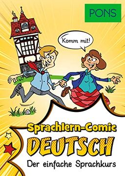 portada Pons Sprachlern-Comic Deutsch als Fremdsprache: Der Einfache Deutsch-Sprachkurs (in German)