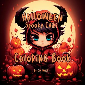 portada Halloween Spooky Chibi Coloring Book (en Inglés)