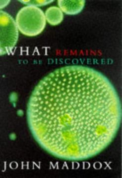 portada What Remains to be Discovered? (en Inglés)
