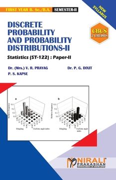 portada DISCRETE PROBABILITY AND PROBABILITY DISTRIBUTIONS - II [2 Credits] Statistics: Paper-II (in English)