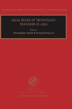 portada legal rules of technology transfer in asia (en Inglés)