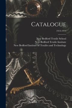 portada Catalogue; 1913-1914 (en Inglés)