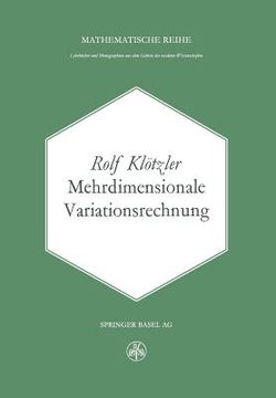 portada Mehrdimensionale Variationsrechnung (in German)