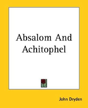 portada absalom and achitophel (en Inglés)