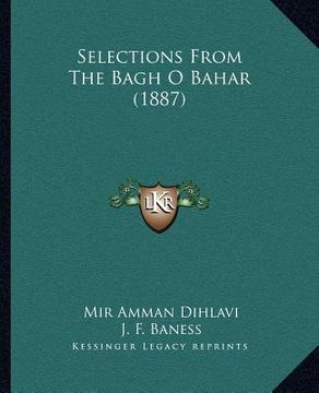 portada selections from the bagh o bahar (1887)