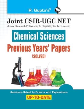 portada Joint CSIR-UGC NET: Chemical Sciences - Previous Years' Papers (Solved)