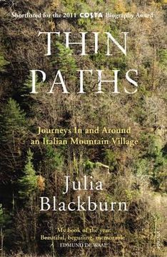 portada thin paths: journeys in and around an italian mountain village. julia blackburn