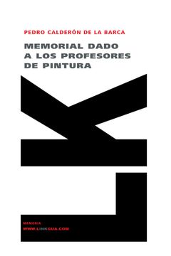 portada memorial dado a los profesores de pintura/ memorial given to the professor of painting (in Spanish)