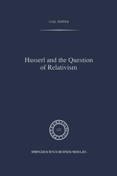 portada Husserl and the Question of Relativism (en Inglés)