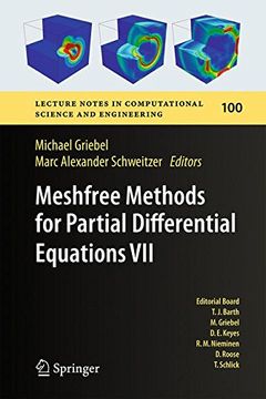 portada Meshfree Methods for Partial Differential Equations VII (Lecture Notes in Computational Science and Engineering) (in English)