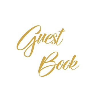 portada Gold Guest Book, Weddings, Anniversary, Party's, Special Occasions, Wake, Funeral, Memories, Christening, Baptism, Visitors Book, Guests Comments, Vac (en Inglés)