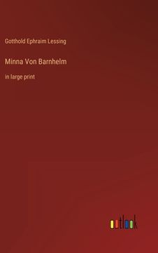 portada Minna Von Barnhelm: in large print (en Inglés)